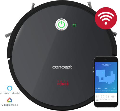 Robotický vysavač Concept 2v1 REAL FORCE VR3000