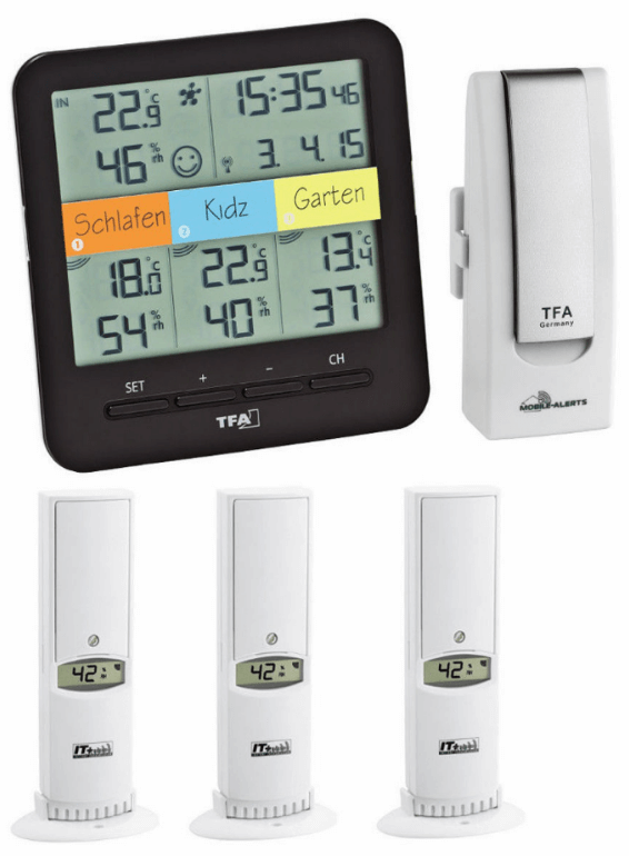 WEATHERHUB č.7 - bezdrátový monitor klimatu TFA 31.4007.02